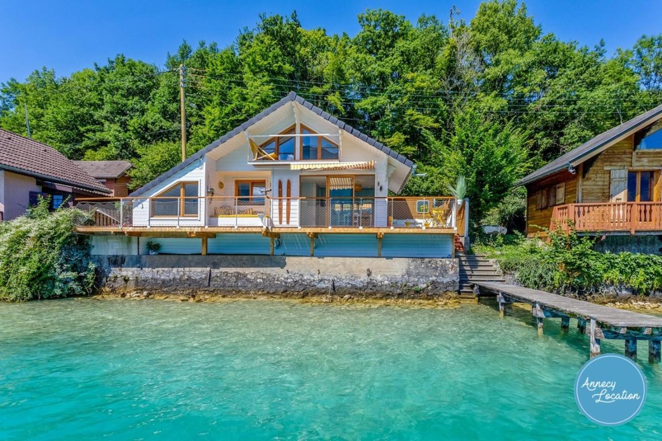 Chalet Coquillage Waterfront Escape On Lake ดูซาร์ ภายนอก รูปภาพ